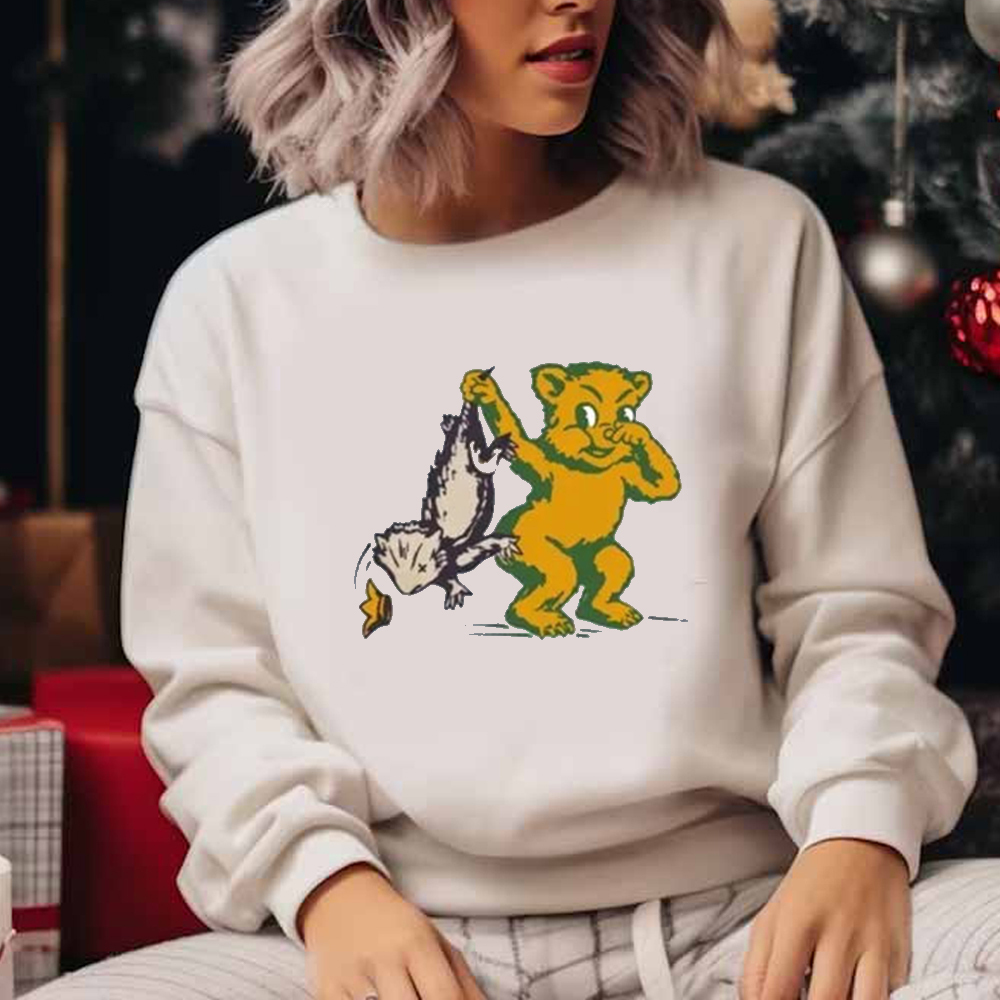 Baylor Bu Bears Retro Grey Sweat
